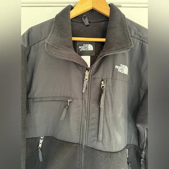 The North Face Black Fleece Jacket Retro Denali Jacket Windbreaker Ski S…